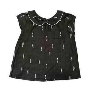 Wren & James Linen Abstract Top Size 3T